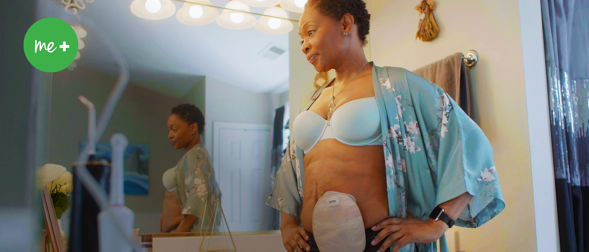 a person in a blue shirt